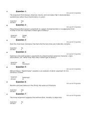 RLGN 104 Quiz 2 Docx Question 1 3 5 Out Of 3 5 Points The Argument