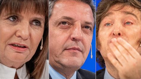 Massa Milei Y Bullrich En “a Dos Voces” El Detrás De Escena Y Un Tibio Saludo Entre Dos