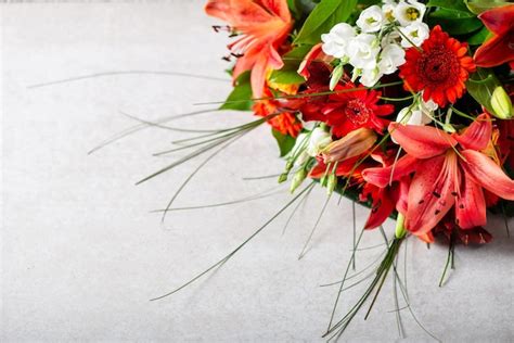 Premium Photo | Vibrant bouquet of orange asiatic lilies and other flowers