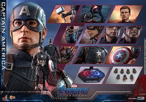 Capit O America Vingadores Ultimato Mms Hot Toys Prime Colecionismo Colecionando Clientes