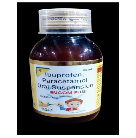 Ibuprofen Paracetamol Oral Suspension 60ml At 57 Bottle In