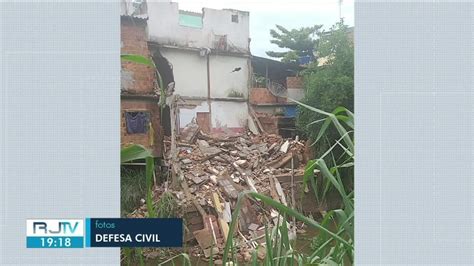 Defesa Civil interdita casa no bairro Boa Sorte em Barra Mansa após