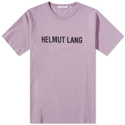 Helmut Lang Mens Core Logo T Shirt In Wisteria Helmut Lang