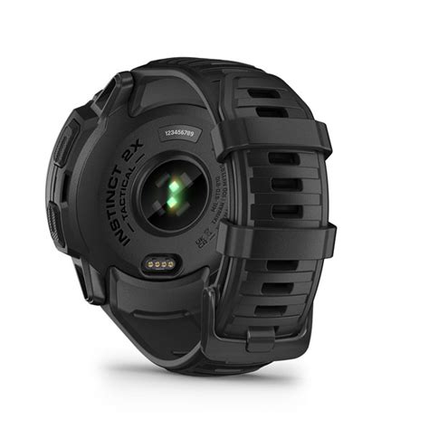 Instinct 2X Solar Jam Tangan GPS Tenaga Surya Tactical Black