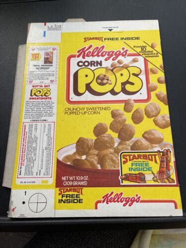 S Kellogg S Corn Pops Cereal Box Starbot