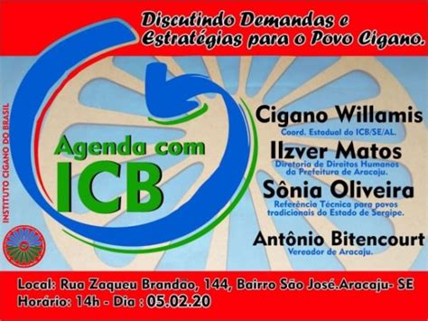 Agenda O ICB Instituto Cigano Do Brasil Entrega Demandas E