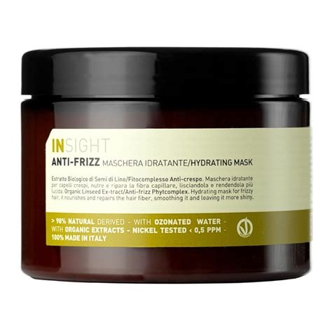 INSIGHT ANTI FRIZZ MASCHERA IDRATANTE HYDRATING MASK 500ML