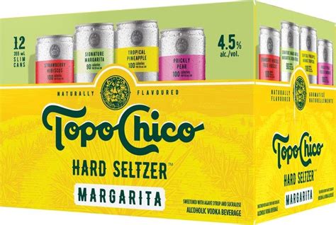 Topo Chico Hard Seltzer Margarita Variety Pack 12 Cans Coolers