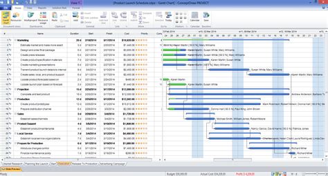 Construction Project Gantt Chart Template Excel Free Download throughout Gantt Chart ...