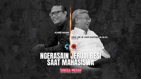 Obrolan Serius Dengan Prof Dr Ir Asep Saefuddin M Sc Kenapa