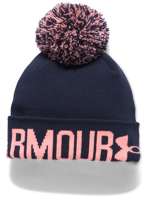 Under Armour Ladies Graphic Pom Beanie Golfonline