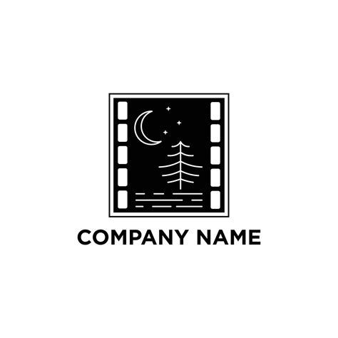 night movie logo concept,film movie logo inspiration 18716070 Vector ...