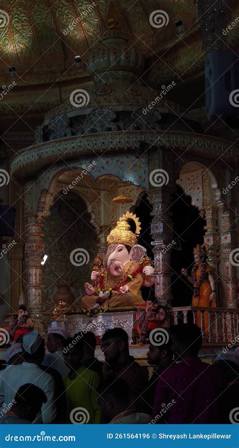 Shreemant Dagdusheth Halwai Ganpati Mandal Trust Editorial Photo