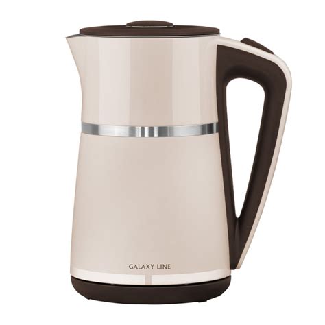 Чайник электрический бежевый Galaxy LINE GL0339 ( 2200 Вт, 1.7 л, 220 В ...