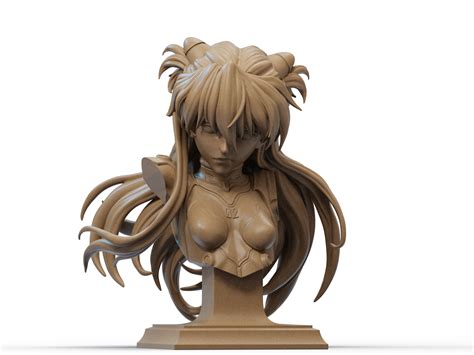 Stl File Asuka Bust 3d Print 👤 ・model To Download And 3d Print・cults