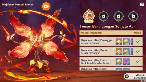 Genshin Impact Event Perjalanan Mencari Saurian Teman Baru Dengan