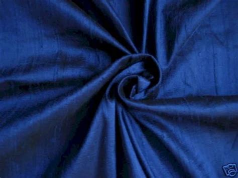 Royal Blue Dupion Silk Fabric Douppioni Silk डपयन रशम Siabhi