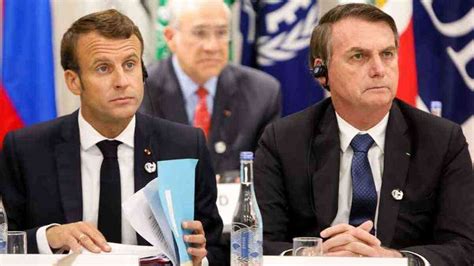 Bolsonaro a déjà ridiculisé lépouse de Macron le président réélu de