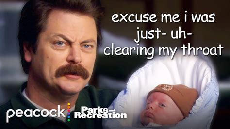 Ron Gets Caught Baby Talking Parks And Recreation YouTube