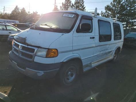 2002 Dodge Ram Van B1500 For Sale Co Denver Central Tue Dec 26 2023 Used And Repairable