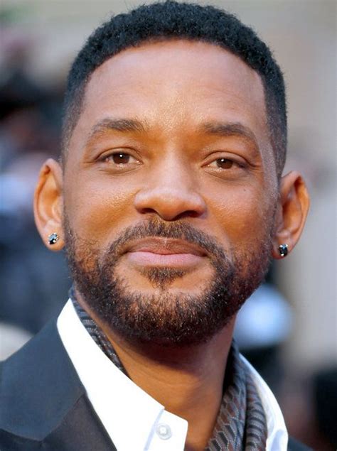 Will Smith Accessorizing With Dy Black Diamond Stud Earrings Magnetic