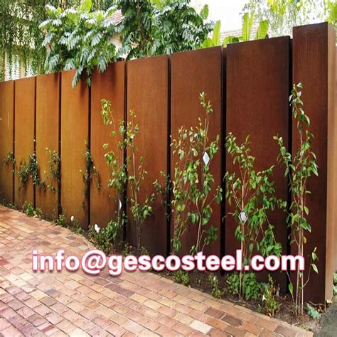 Garden Decorative Outdoor Manufacturer sydney Corten Steel Screens