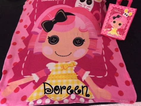 Lalaloopsy Personalized Kids Fleece Throw Blanket And Tote Bag