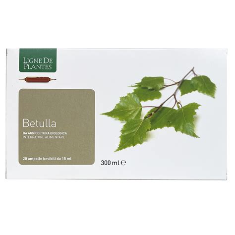 Betulla 20 Ampolle Da 15 Ml Ligne De Plantes