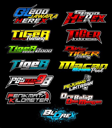 Make Logo Racing Design Lettering By Refly8 Motorcycle Stickers