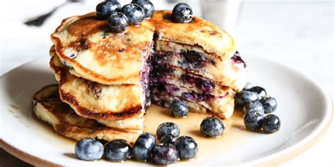 Easy Homemade Blueberry Pancakes Recipe How To Make Blueberry Buttermilk Pancakes—