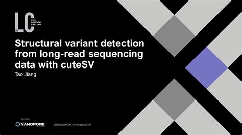 Tao Jiang Structural Variant Detection From Long Read Sequencing Data