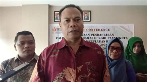 Pendaftaran Calon Anggota Bawaslu Kabupaten Kota Se Kepri Diperpanjang