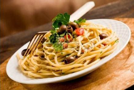 SPAGHETTONI WITH OLIVES