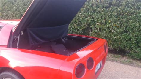 How To Open C5 Corvette Trunk With Dead Battery Youtube