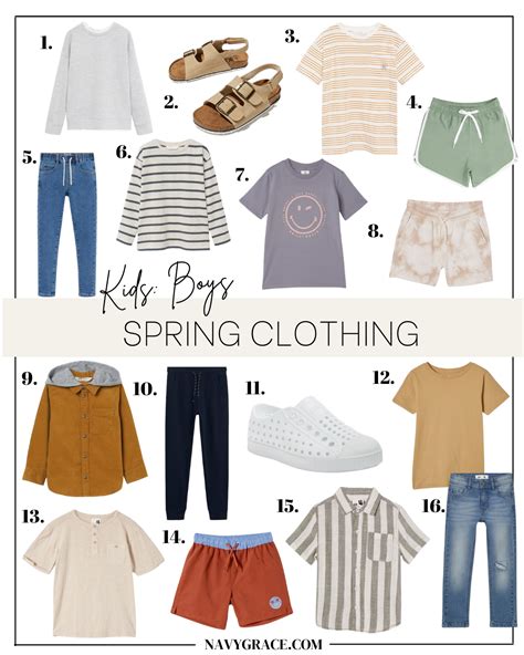 KIDS SPRING CLOTHING ROUND UP | Navy Grace