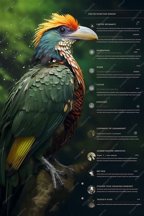 Premium AI Image | Website of Rare Species Profiles Detailed Species