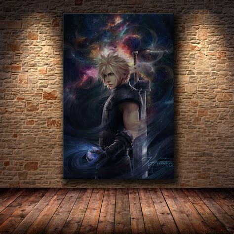 Final Fantasy Canvas Poster Canvas Print Wall Art Home Etsy