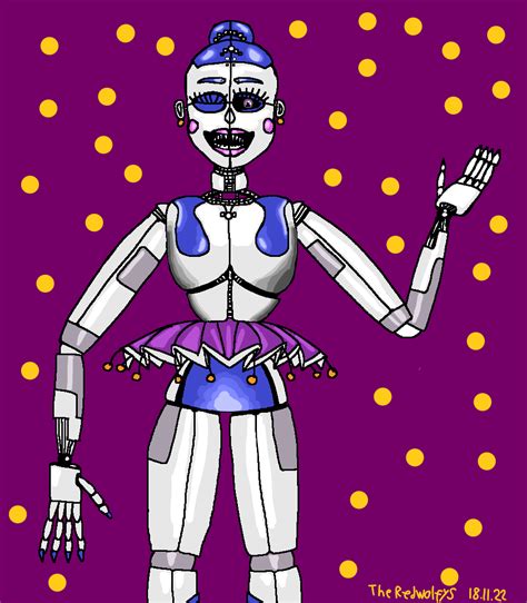 Ballora Drawing By Ellieredruby On Deviantart