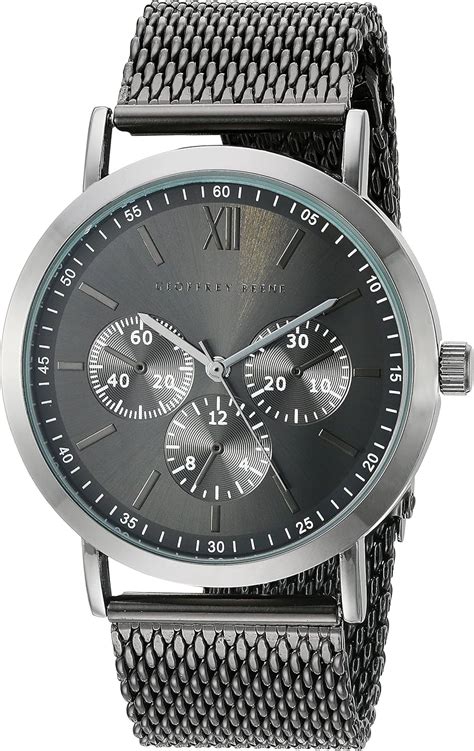 Geoffrey Beene Men S GB8048GU Analog Display Japanese Quartz Grey Watch