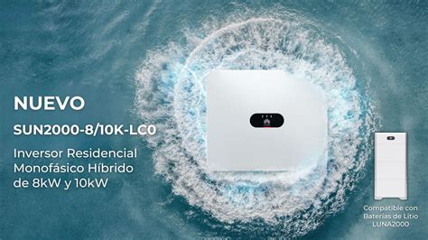 NUEVO Inversor Huawei de 10kW Híbrido Monofásico SUN2000 10K LC0