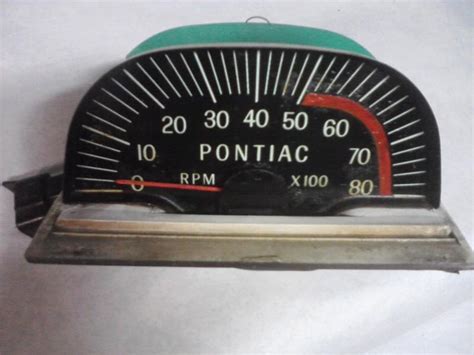 Sell 1967 Pontiac Gto Firebird Hood Tach Tachometer Factory Original