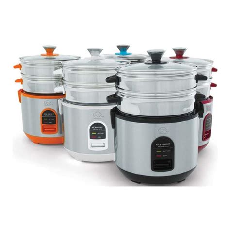 Sold At Auction New Wolfgang Puck Steamer And 7 Cup Rice Cooker Red