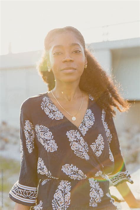 Portrait Of Confident Black Woman Outdoors By Stocksy Contributor