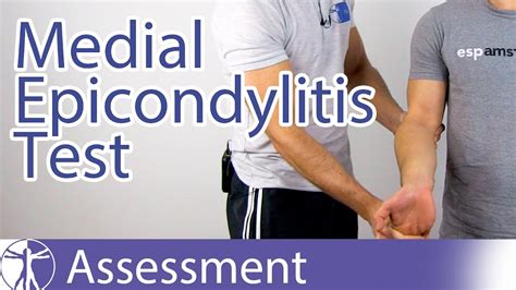 Medial Epicondylitis Test Golfers Elbow Youtube