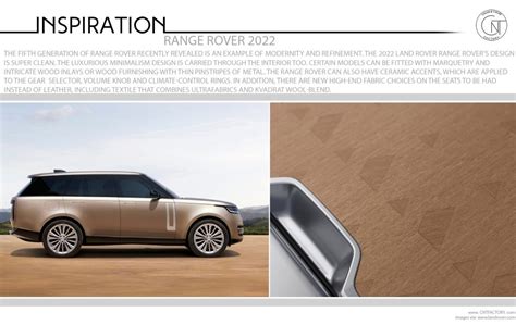 2022 Land Rover Range Rover Color Trim Automotive Design Trends