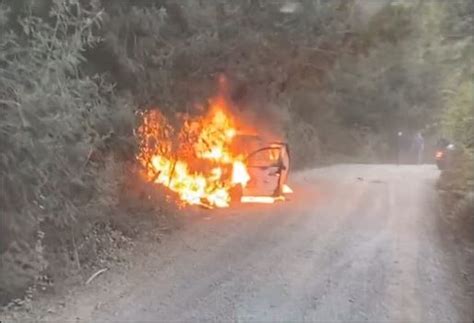 Violencia En Collipulli Queman Camioneta Robada En El Bajo Malleco