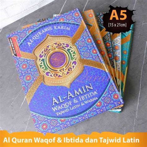 Promo Al Quran Al Amin A Non Terjemah Tajwid Latin Dan Waqof Ibtida