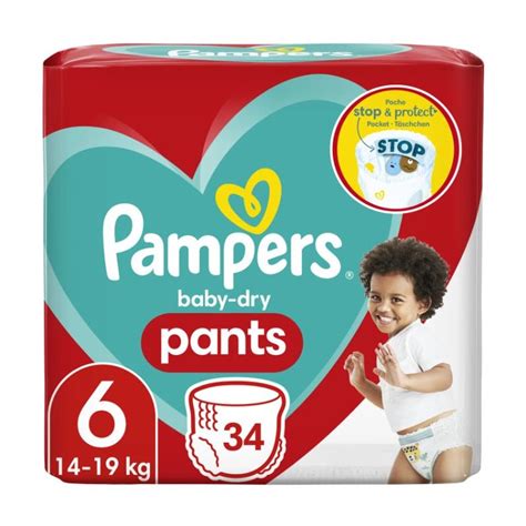 Couches Culottes Baby Dry Pants Taille 6 14kg 19kg PAMPERS