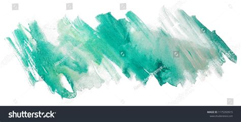 Watercolor Stain Diagonal Brush Strokes Stock Illustration