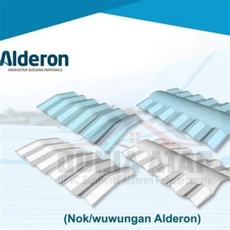 Jual Nok Wuwungan Upvc Atap Alderon R Mm Putih Limited Stock